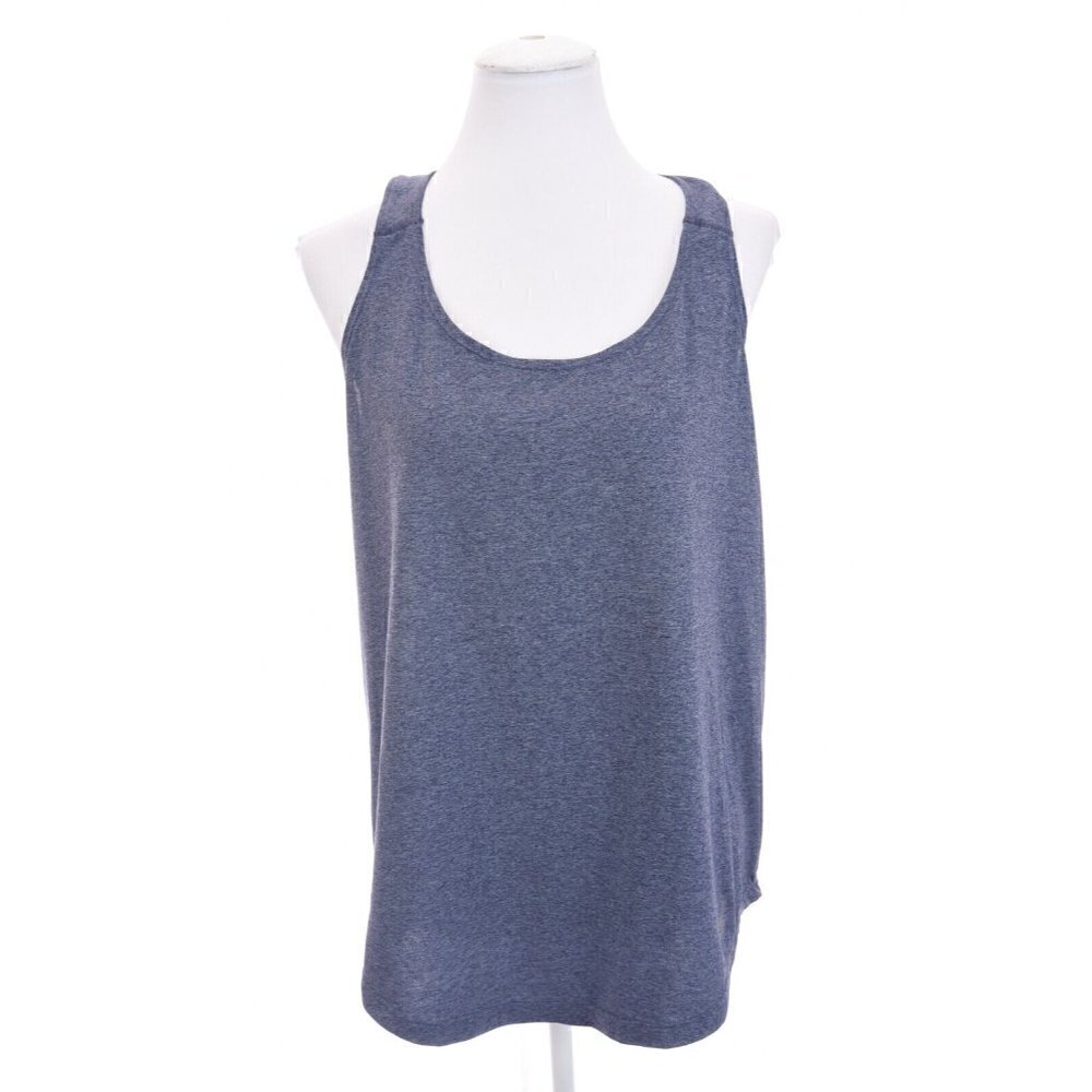 Spyder Racerback Loose Tank Top Running Aura Moisture Wicking Blue Womens Sz L